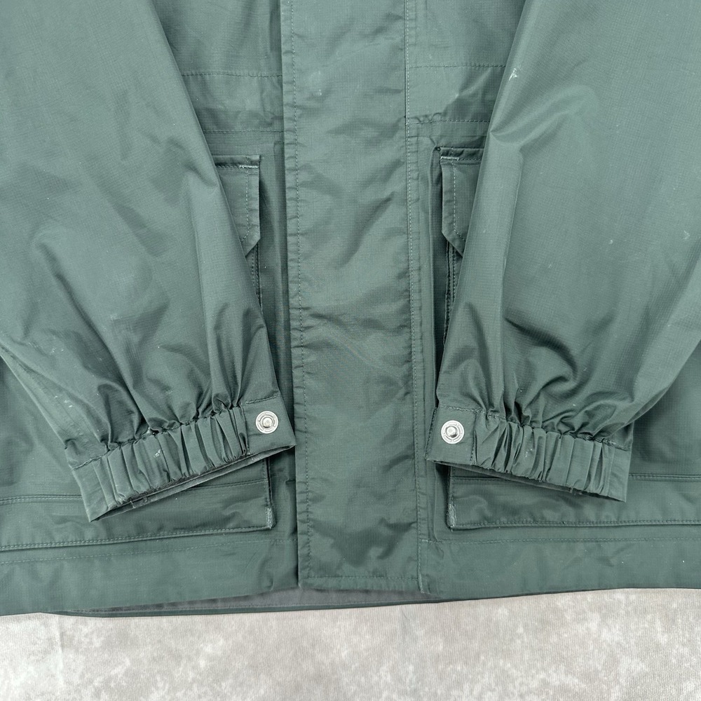 Patagonia H2No Rain Jacket Mens M Green Hooded Waterproof Shell Full Zip Coat - Picture 2 of 15